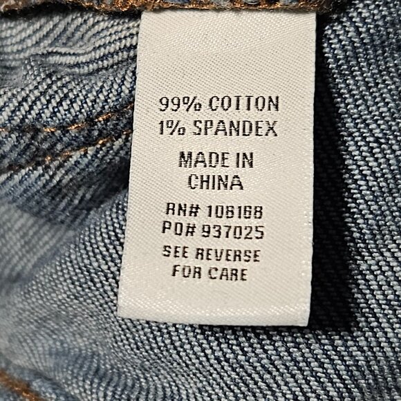 RSQ Low Rise Flare Jeans Womens Size 24 Bell Bottom Dark Wash Denim Pants - Picture 5 of 5